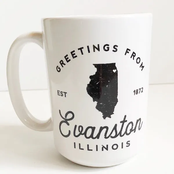 15 oz. Greetings From Evanston Mug