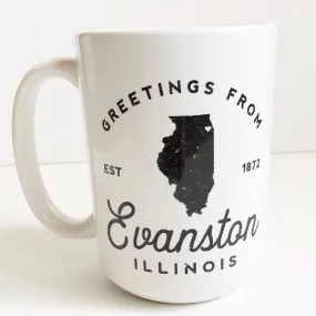 15 oz. Greetings From Evanston Mug