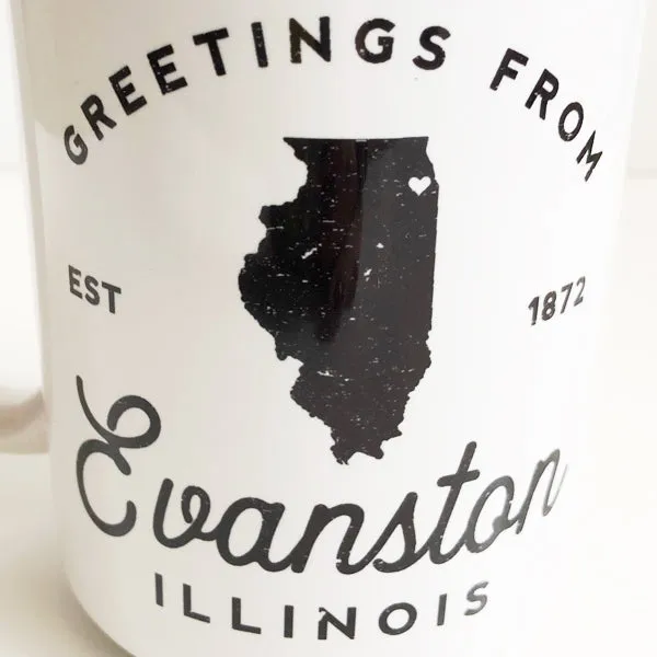 15 oz. Greetings From Evanston Mug