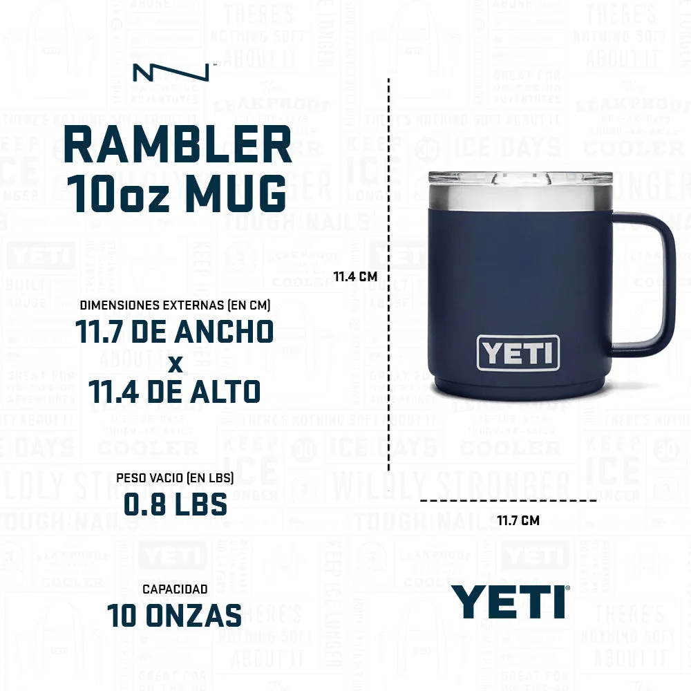 21071500575 TAZA RAMBLER 10oz STACKABLE MUG TAPA MAGNETICA SEAFOAM MARCA YETI