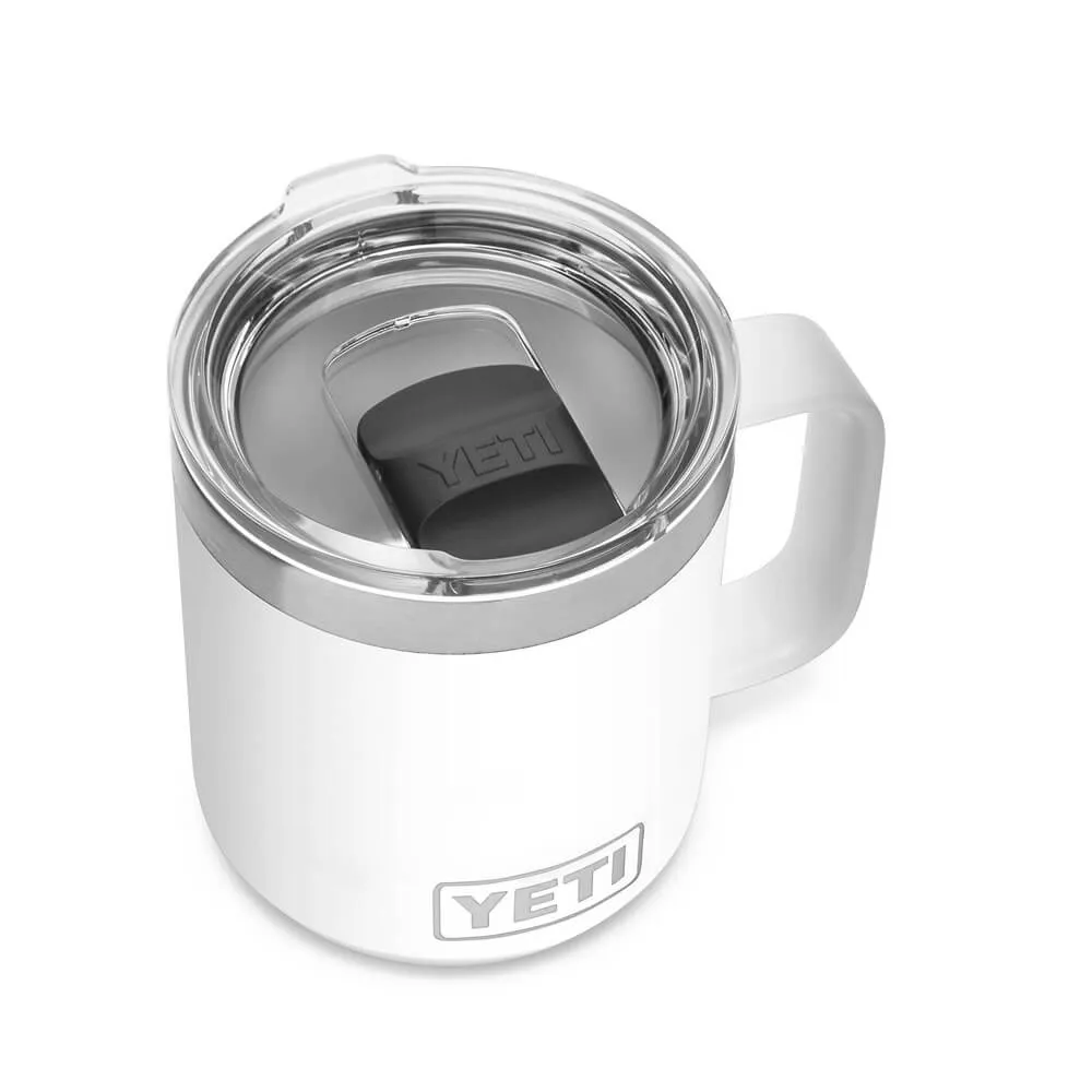 21071500576 TAZA RAMBLER 10oz STACKABLE MUG TAPA MAGNETICA BLANCO MARCA YETI