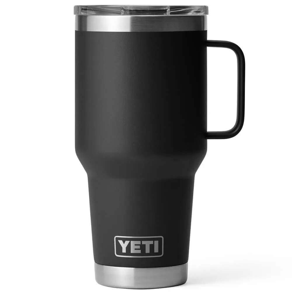 21071500732 TAZA RAMBLER 30oz TRAVEL MUG CON TAPA STRONGHOLD NEGRA MARCA YETI