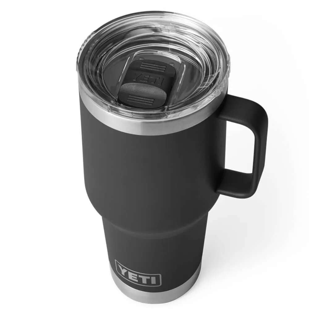 21071500732 TAZA RAMBLER 30oz TRAVEL MUG CON TAPA STRONGHOLD NEGRA MARCA YETI