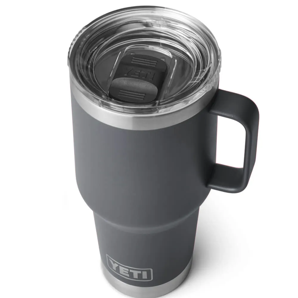 21071501170 TAZA RAMBLER 30oz TRAVEL MUG CON TAPA STRONGHOLD CHARCOAL MARCA YETI