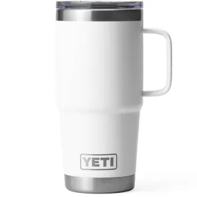 21071501346 TAZA RAMBLER 20oz TRAVEL MUG CON TAPA STRONGHOLD BLANCO MARCA YETI