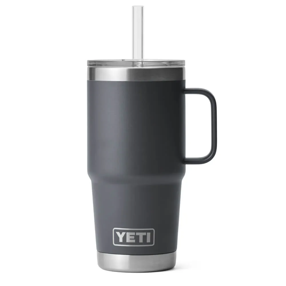 21071501804 TERMO RAMBLER 25oz STRAW MUG CHARCOAL MARCA YETI