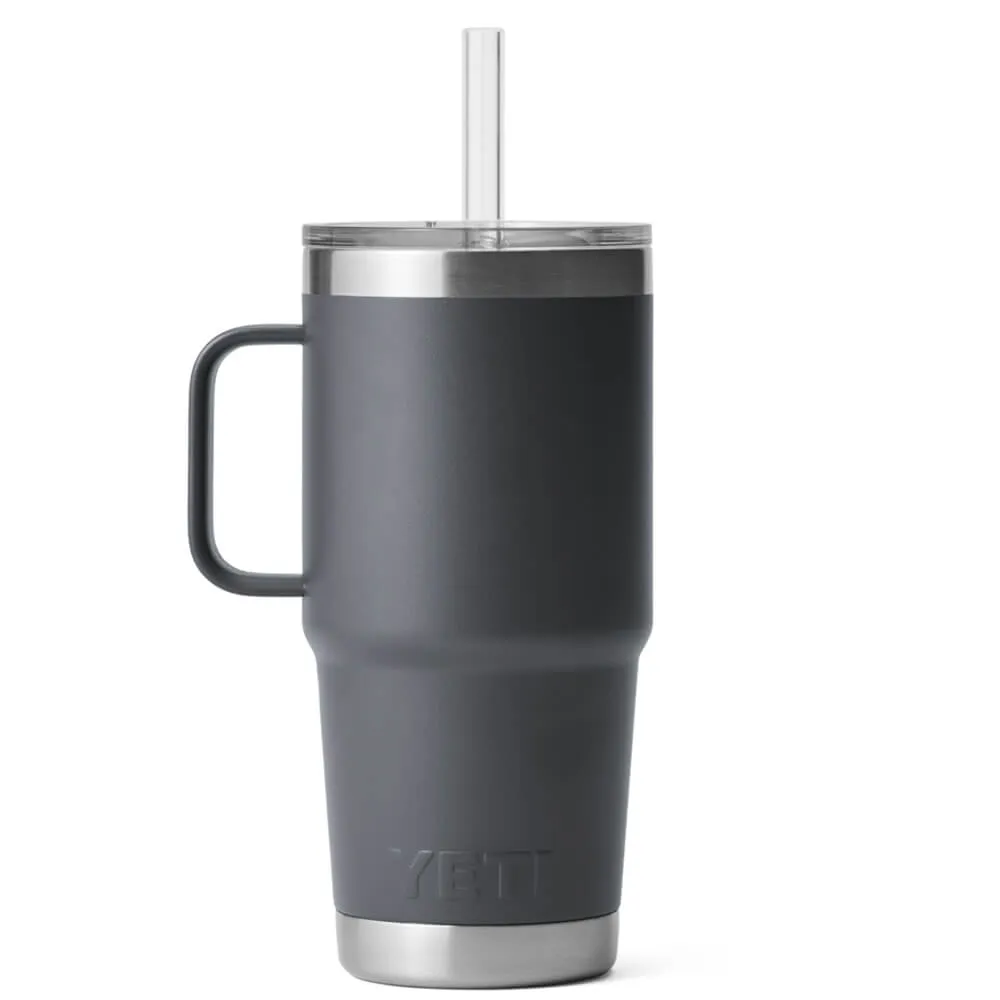 21071501804 TERMO RAMBLER 25oz STRAW MUG CHARCOAL MARCA YETI