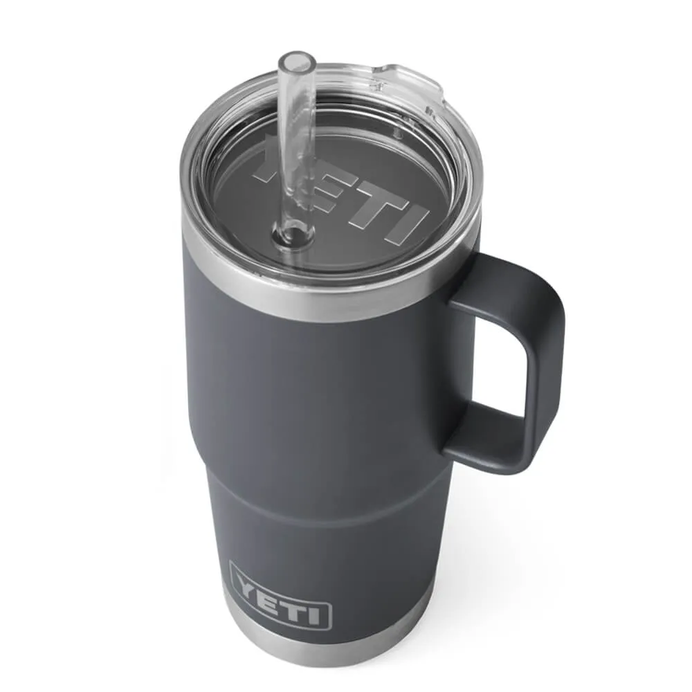 21071501804 TERMO RAMBLER 25oz STRAW MUG CHARCOAL MARCA YETI