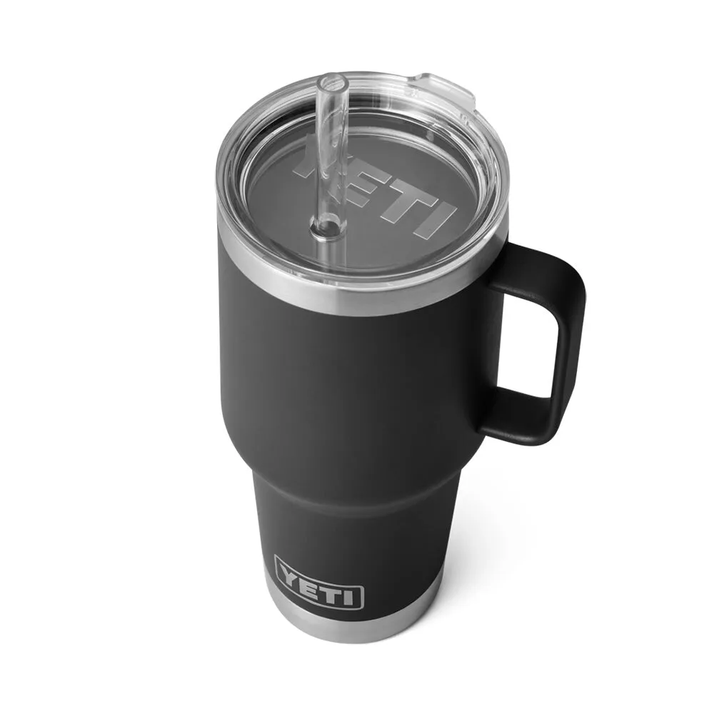 21071501811 TERMO RAMBLER 35oz STRAW MUG NEGRO MARCA YETI