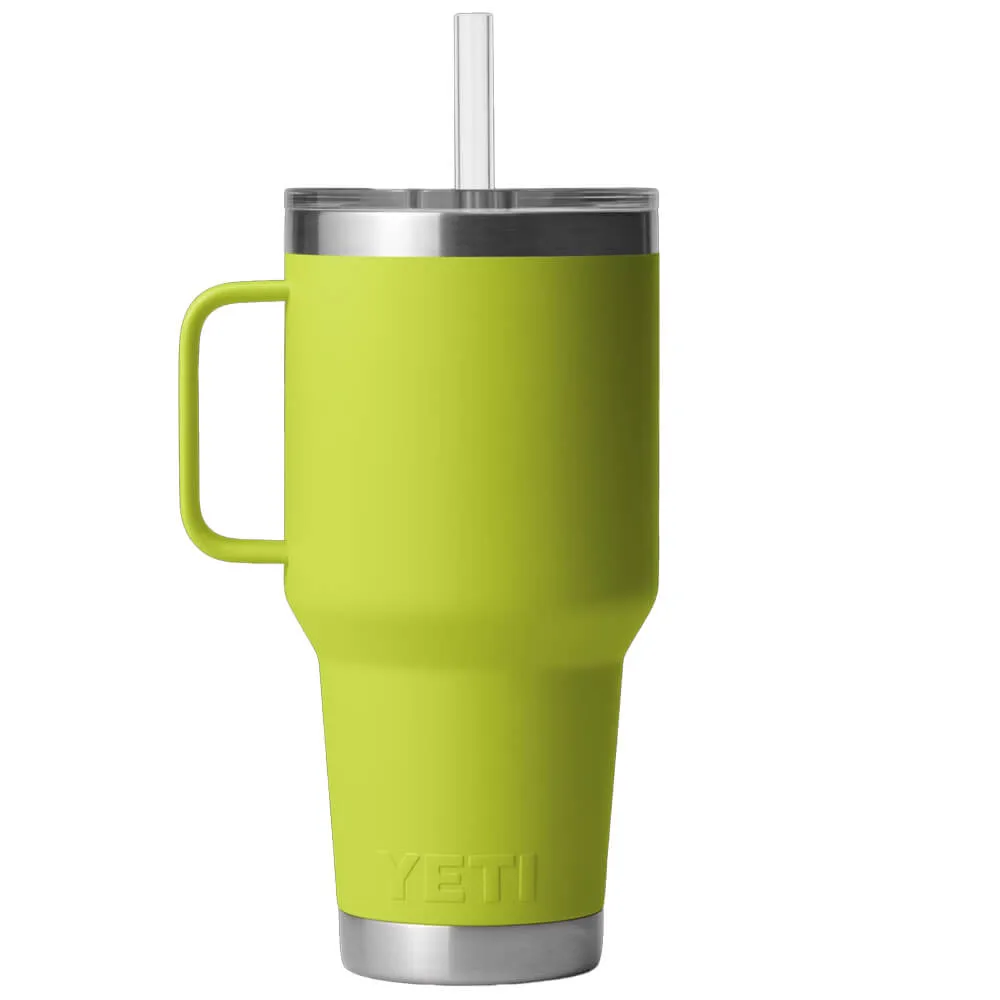 21071501821 TERMO RAMBLER 35oz STRAW MUG CHARTREUSE MARCA YETI