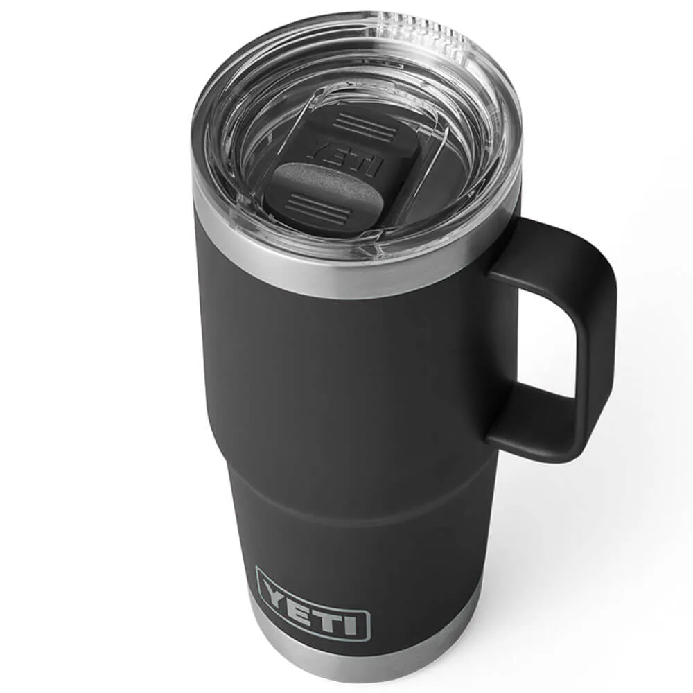 21071502280 TAZA RAMBLER 20oz TRAVEL MUG CON TAPA STRONGHOLD NEGRA MARCA YETI