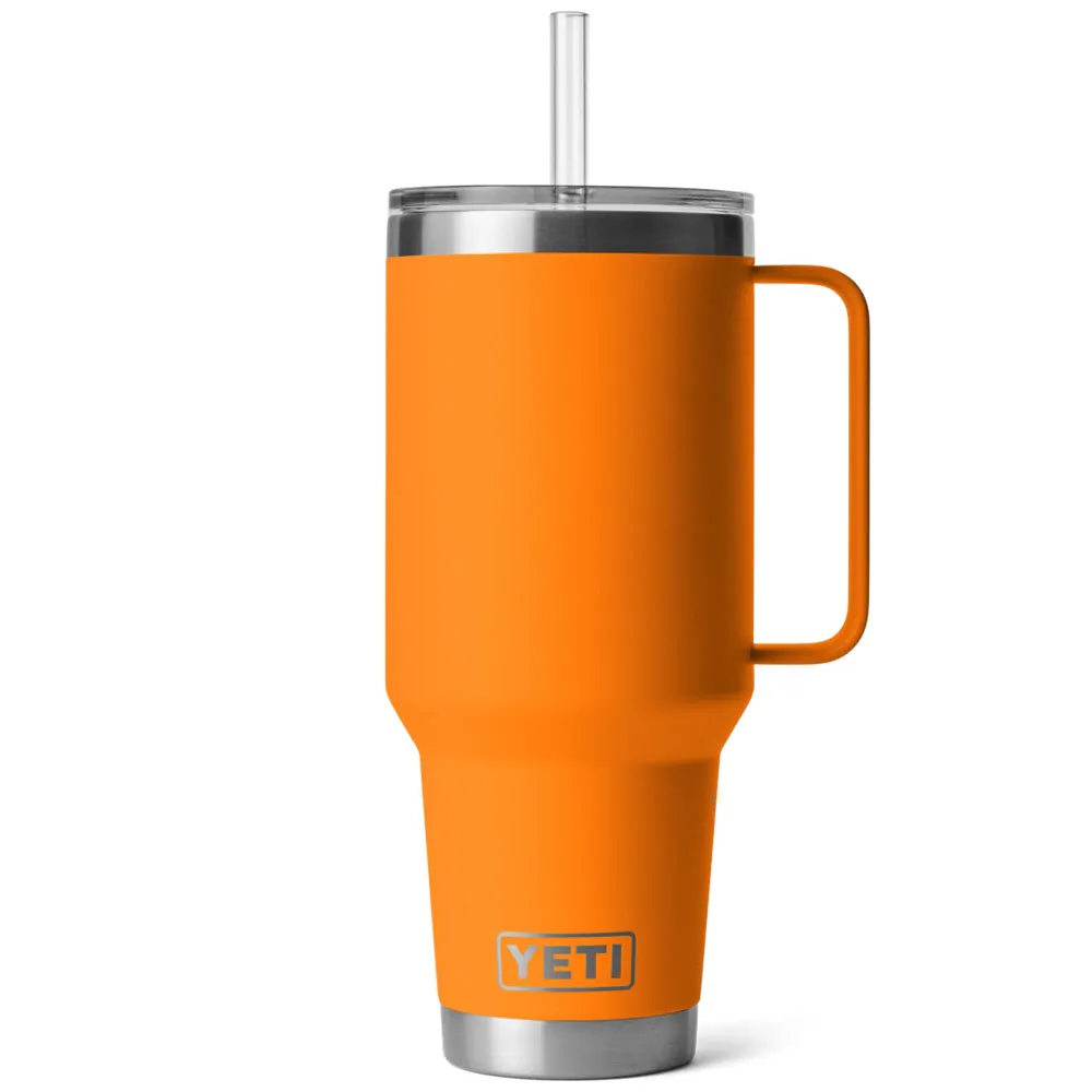 21071502897 TERMO RAMBLER 42oz STRAW MUG KING CRAB ORANGE MARCA YETI