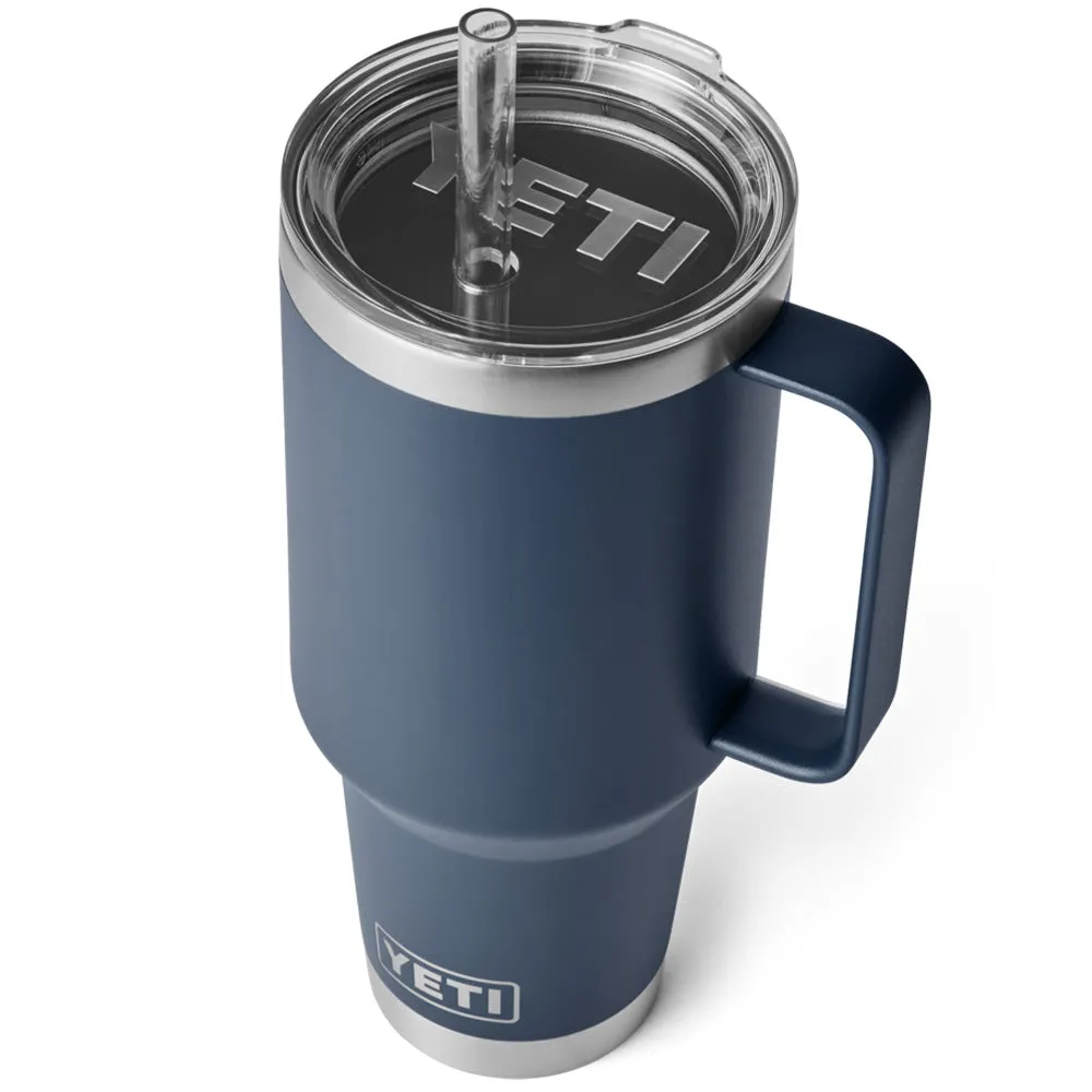 21071503835 TERMO RAMBLER 42oz STRAW MUG MARINO MARCA YETI