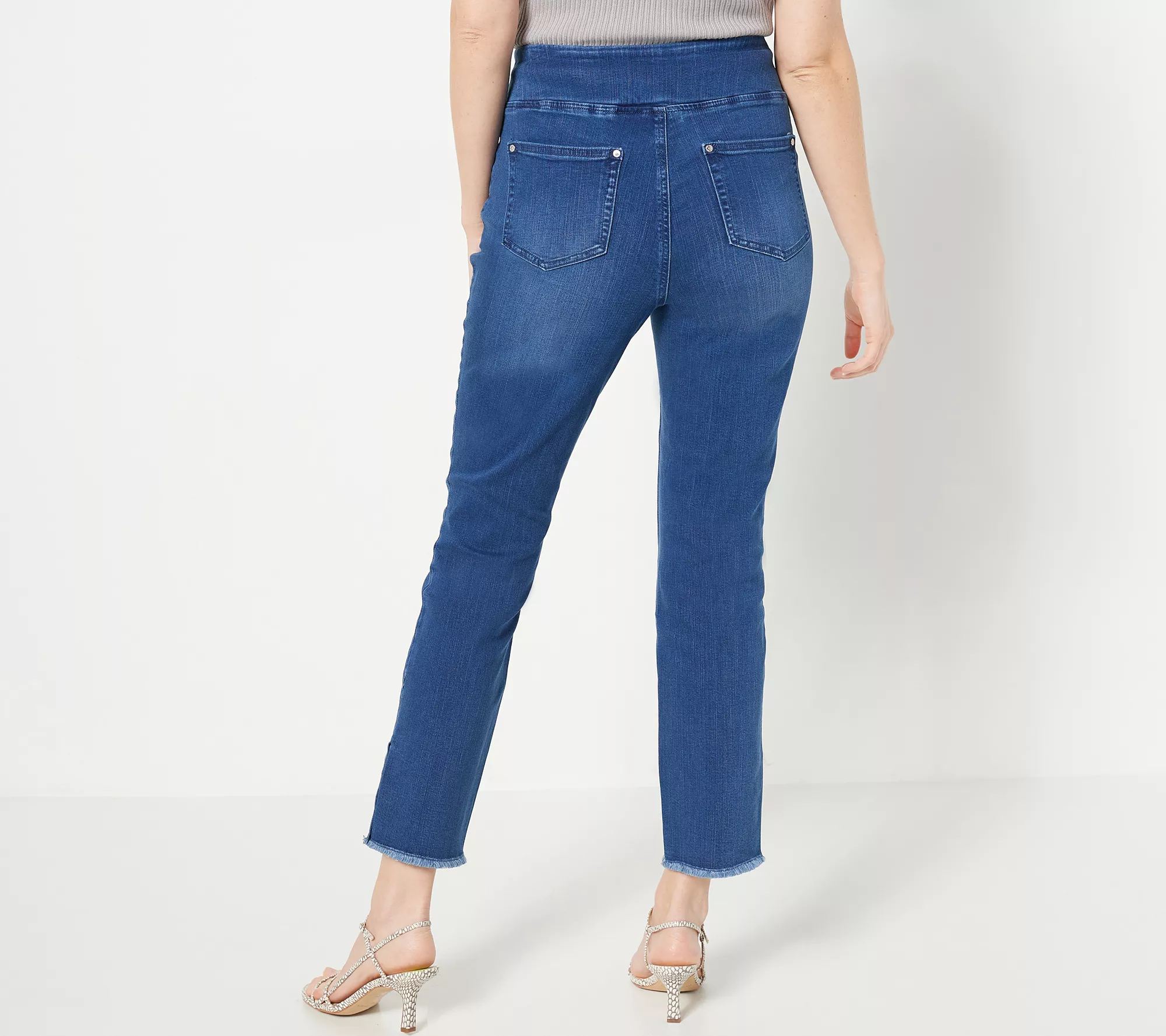 "As Is" Belle by Kim Gravel Regular TripleLuxe Denim Jeans