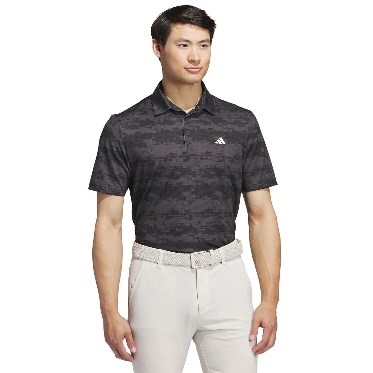 adidas Golf Ultimate365 HEAT.RDY Stripe Golf Polo Shirt