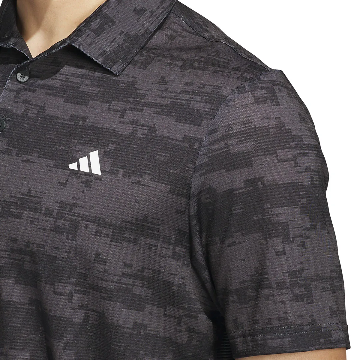 adidas Golf Ultimate365 HEAT.RDY Stripe Golf Polo Shirt