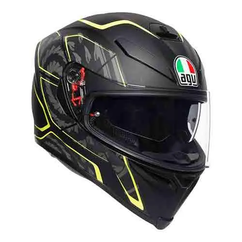 AGV - K-5 S Tornado Black/Yellow Helmet