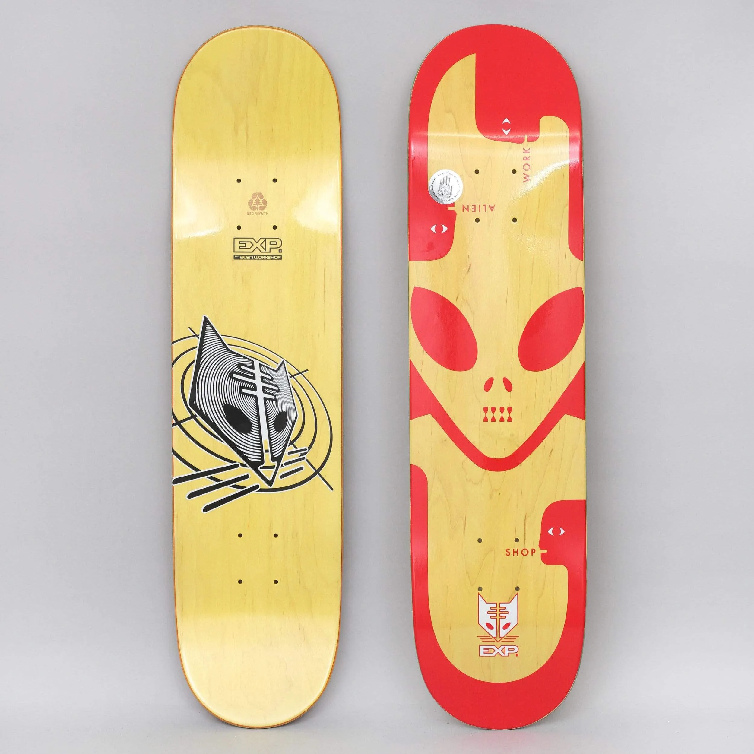 Alien Workshop 7.75 Exp Skateboard Deck Red