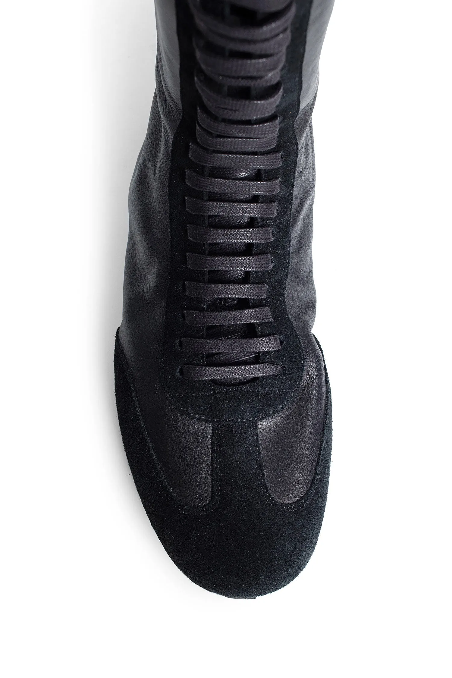 ann demeulemeester juno high-top boxing sneakers