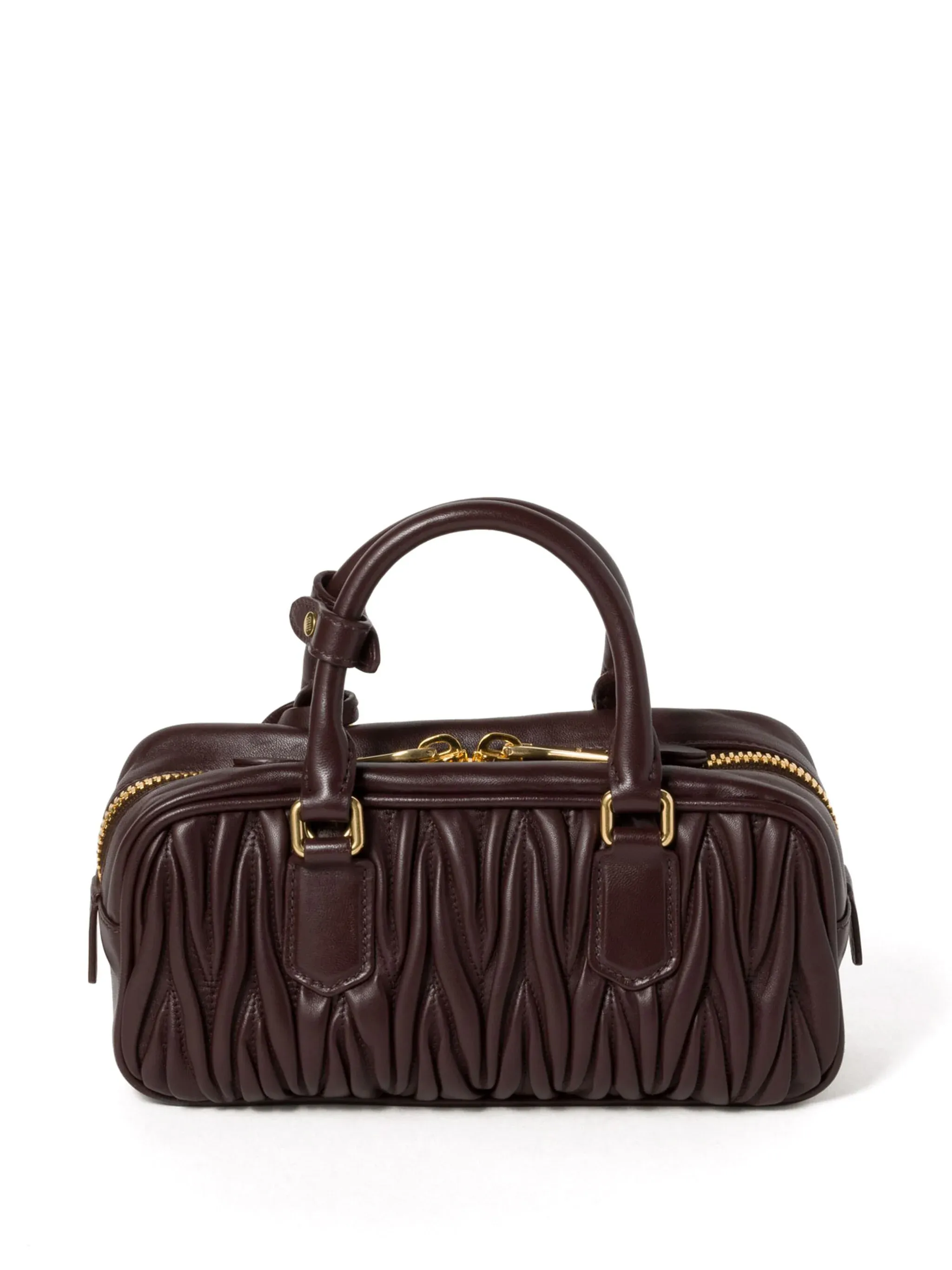 Arcadie matelassé nappa leather bag