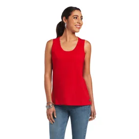 Ariat Women's Sleeveless Red Salsa Element Tank Top 10040587