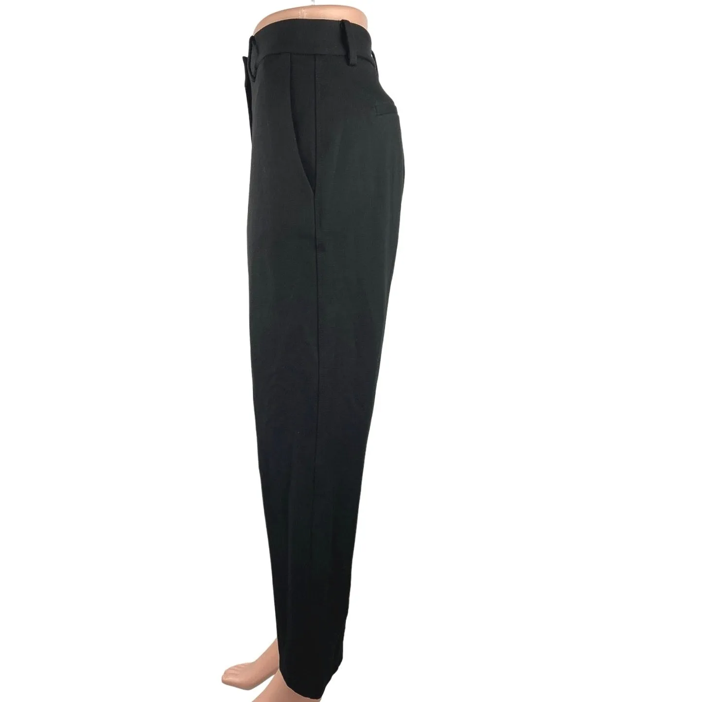 Aritzia Babaton Black High Rise Straight Leg Career Business Ankle Dress Pants 6