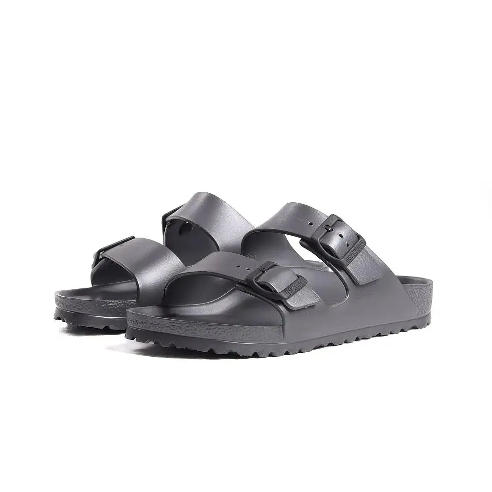 Arizona Eva Metallic Anthracite Sandals