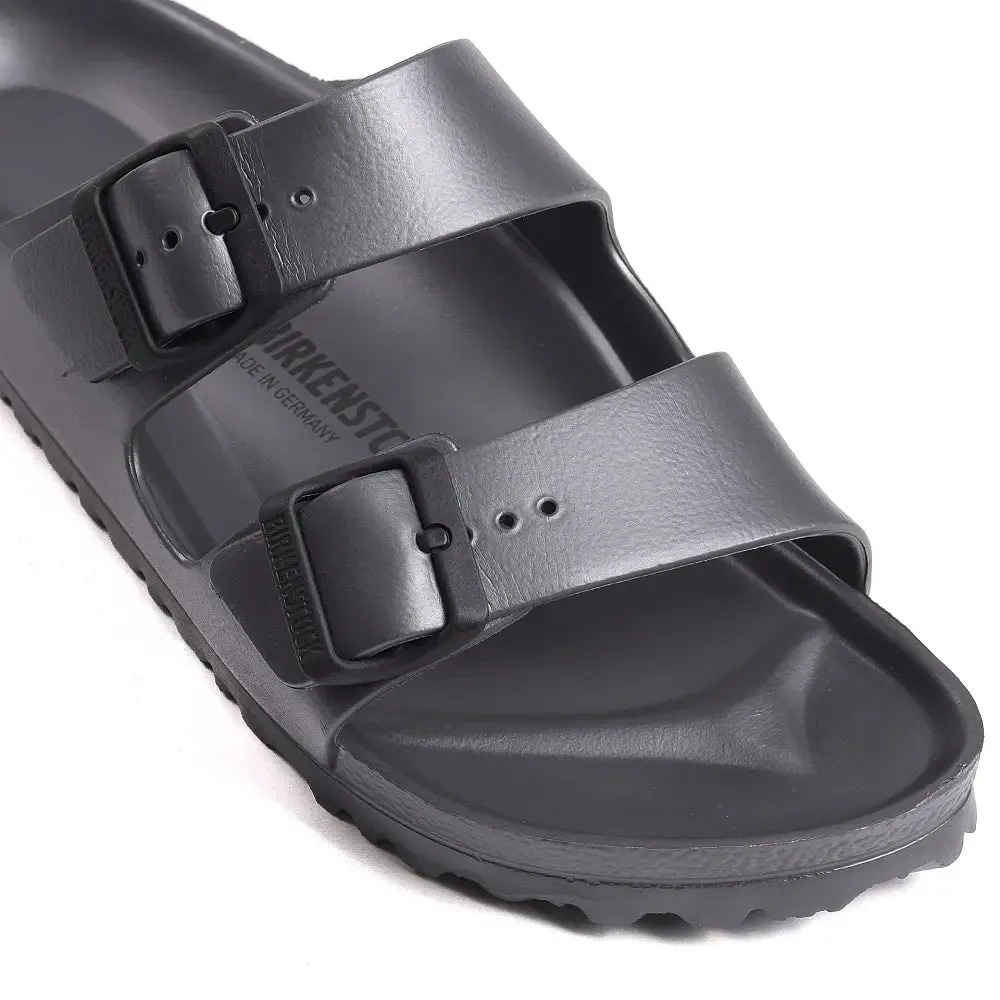 Arizona Eva Metallic Anthracite Sandals