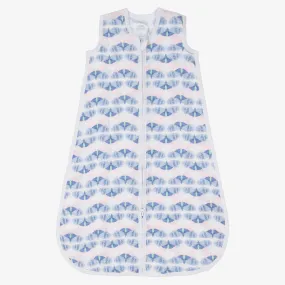 Baby Girls Blue Butterfly Sleeping Bag