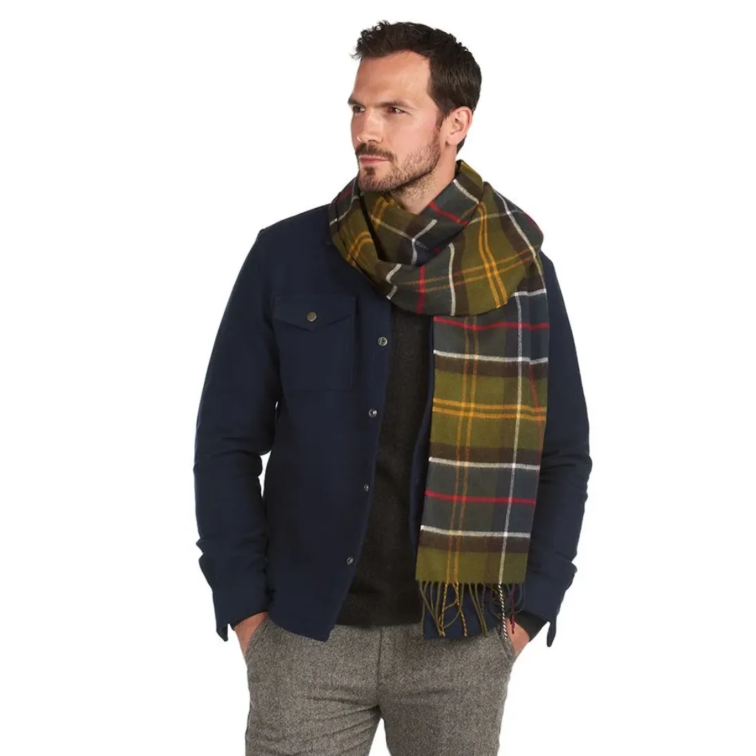 Barbour Yaxley Scarf Classic Tartan USC0324