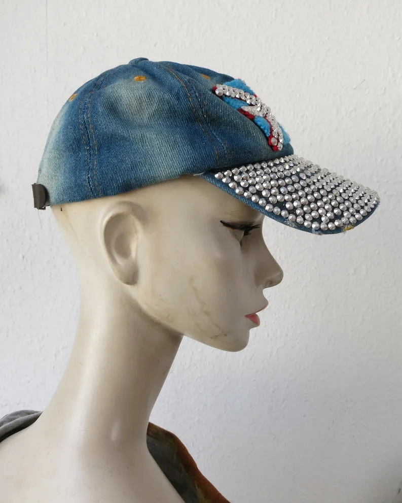       Bedazzled Union Jack cap    