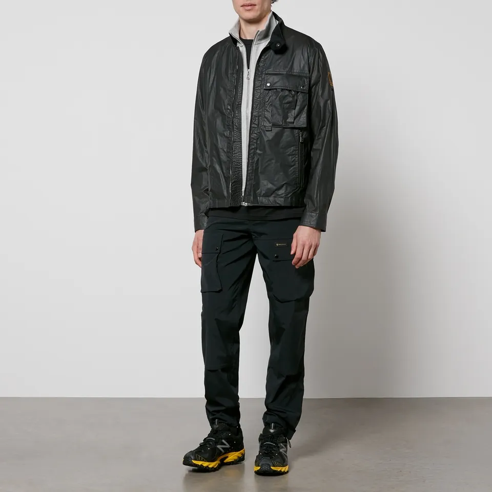 Belstaff Centenary Racer Waxed Cotton-Blend Jacket - IT 46/S | Coggles