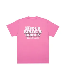 Bisous Skateboards - Grease T-Shirt - Pink-