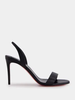 Black O Marylin Nappa Sandals