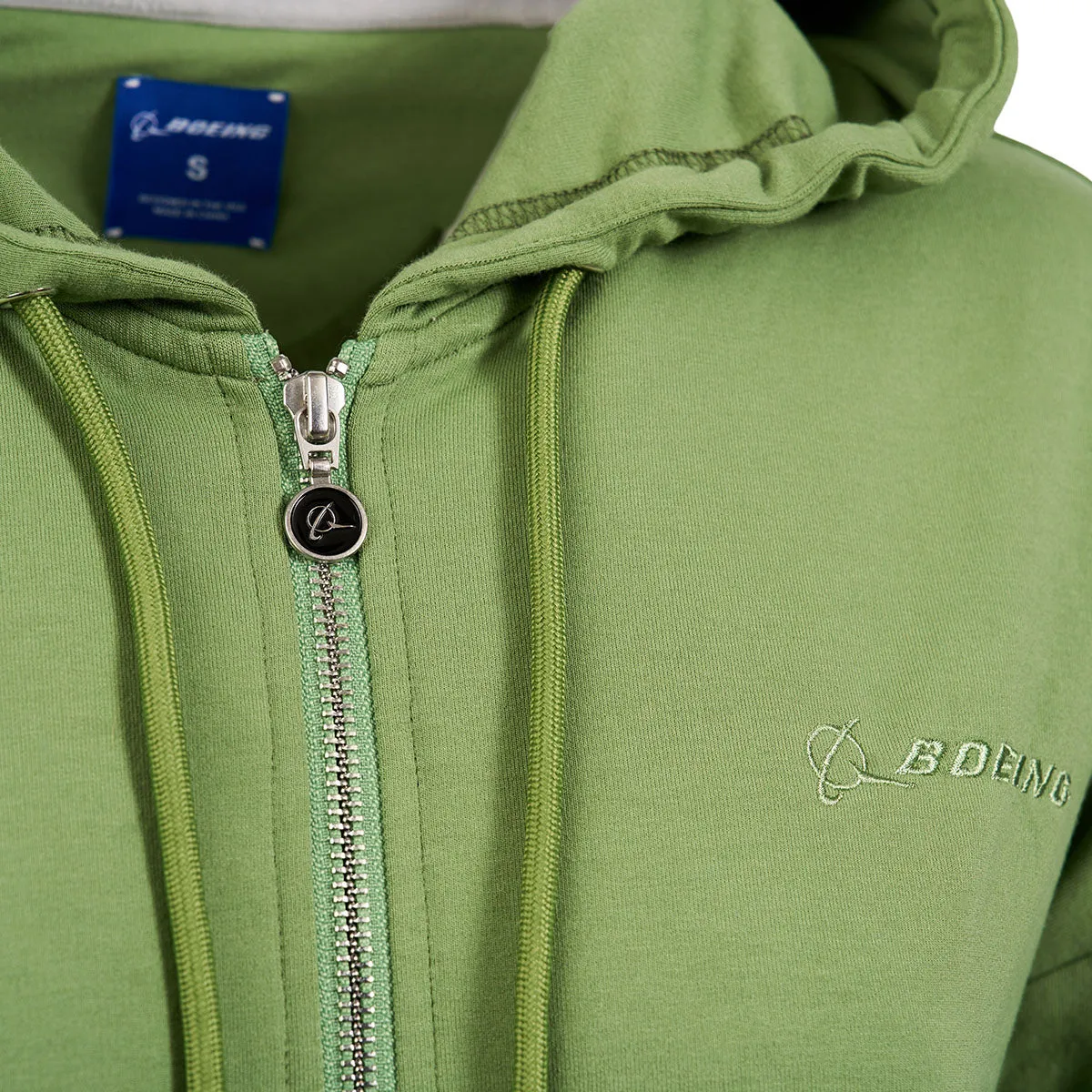 Boeing Signature Logo Women's Short Waist Hoodie