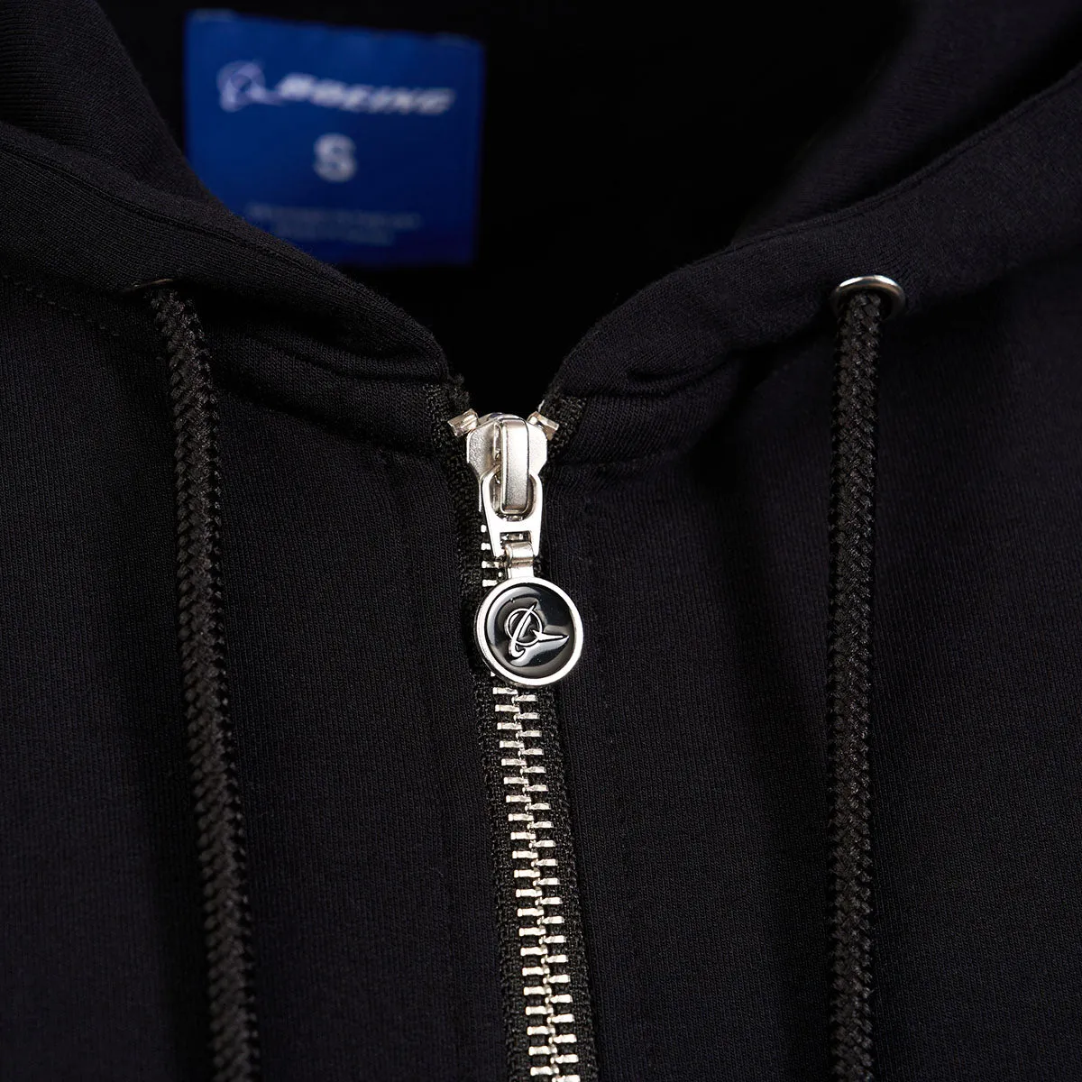 Boeing Signature Logo Women's Short Waist Hoodie