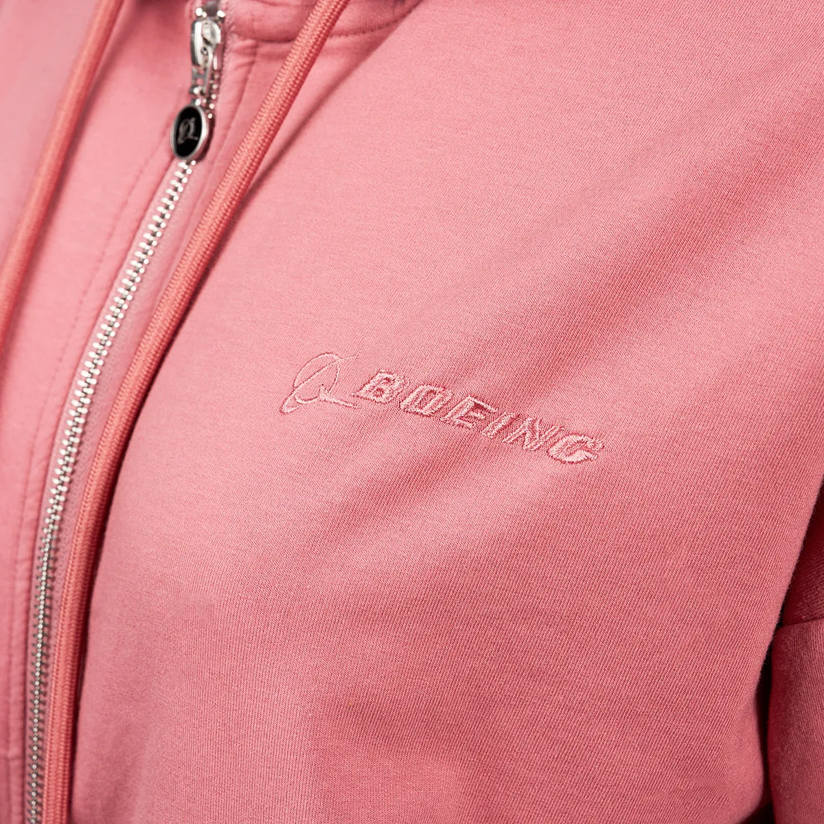 Boeing Signature Logo Women's Short Waist Hoodie