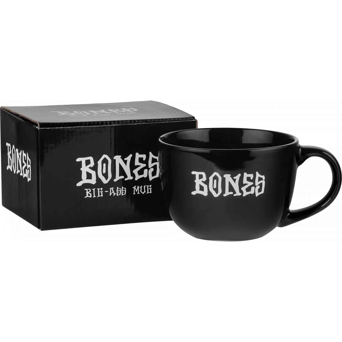 bones stitch black mug 22 oz