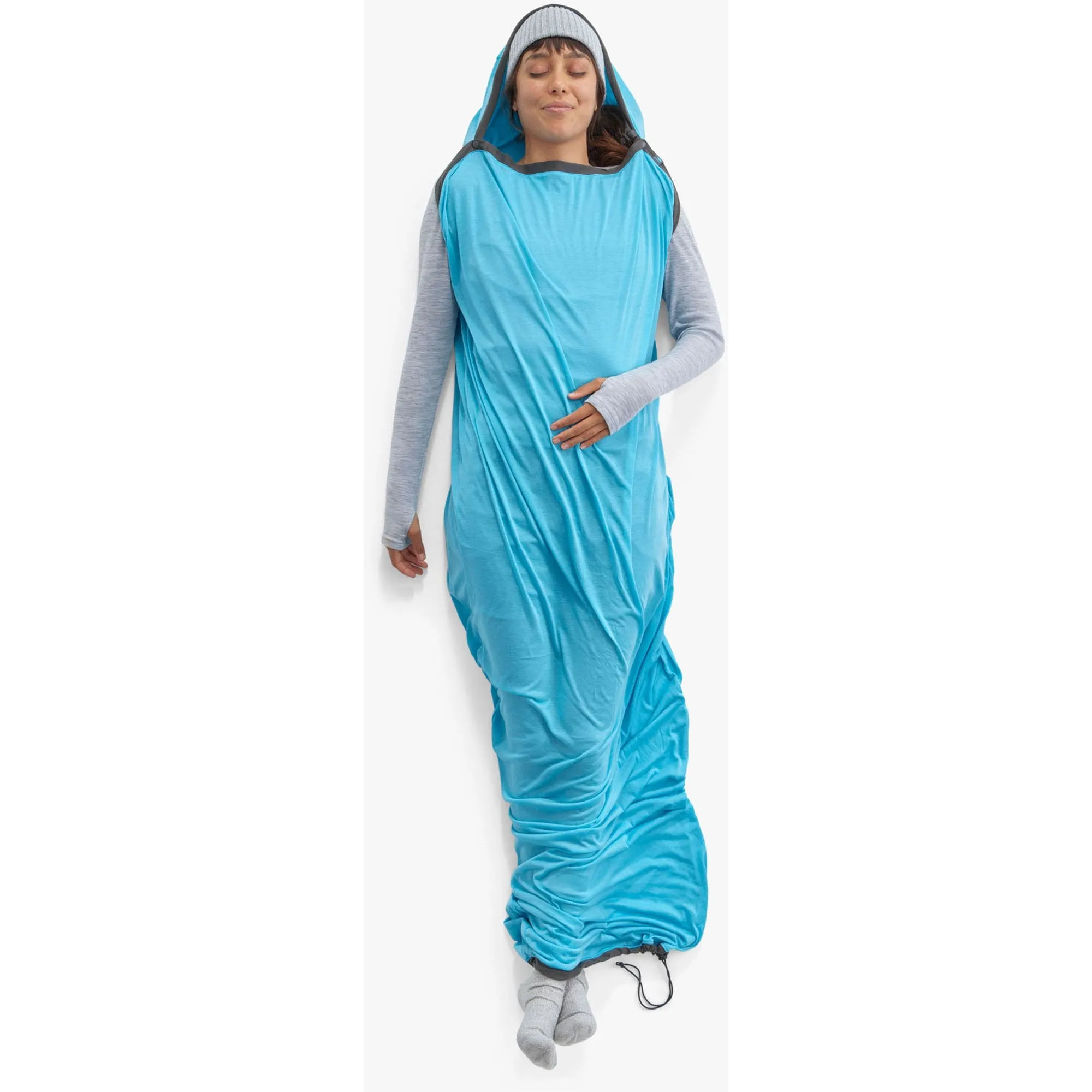 Breeze Sleeping Bag Liner - Mummy w/ Drawcord - Compact