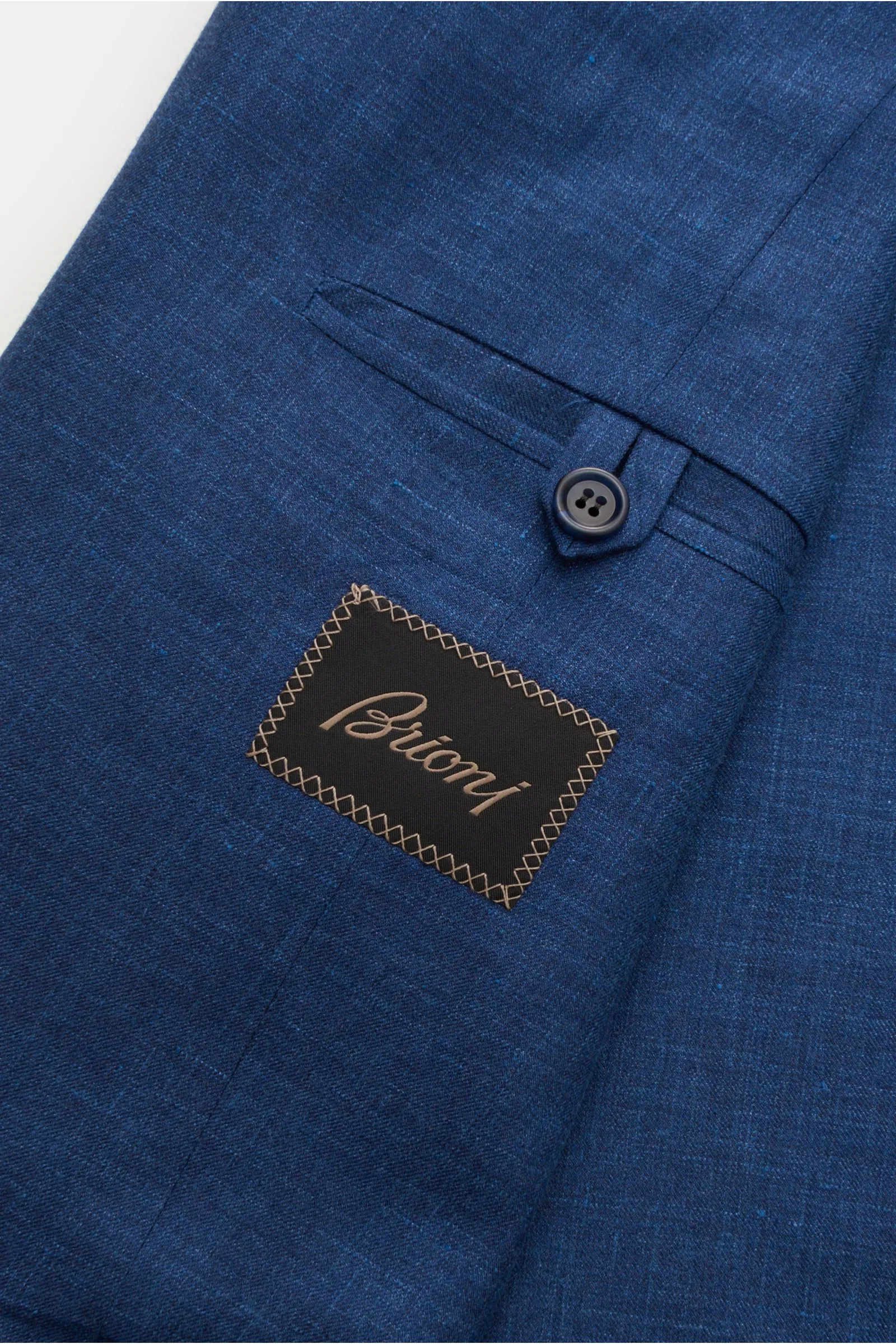 BRIONI smart-casual jacket 'New Plume' dark blue melange