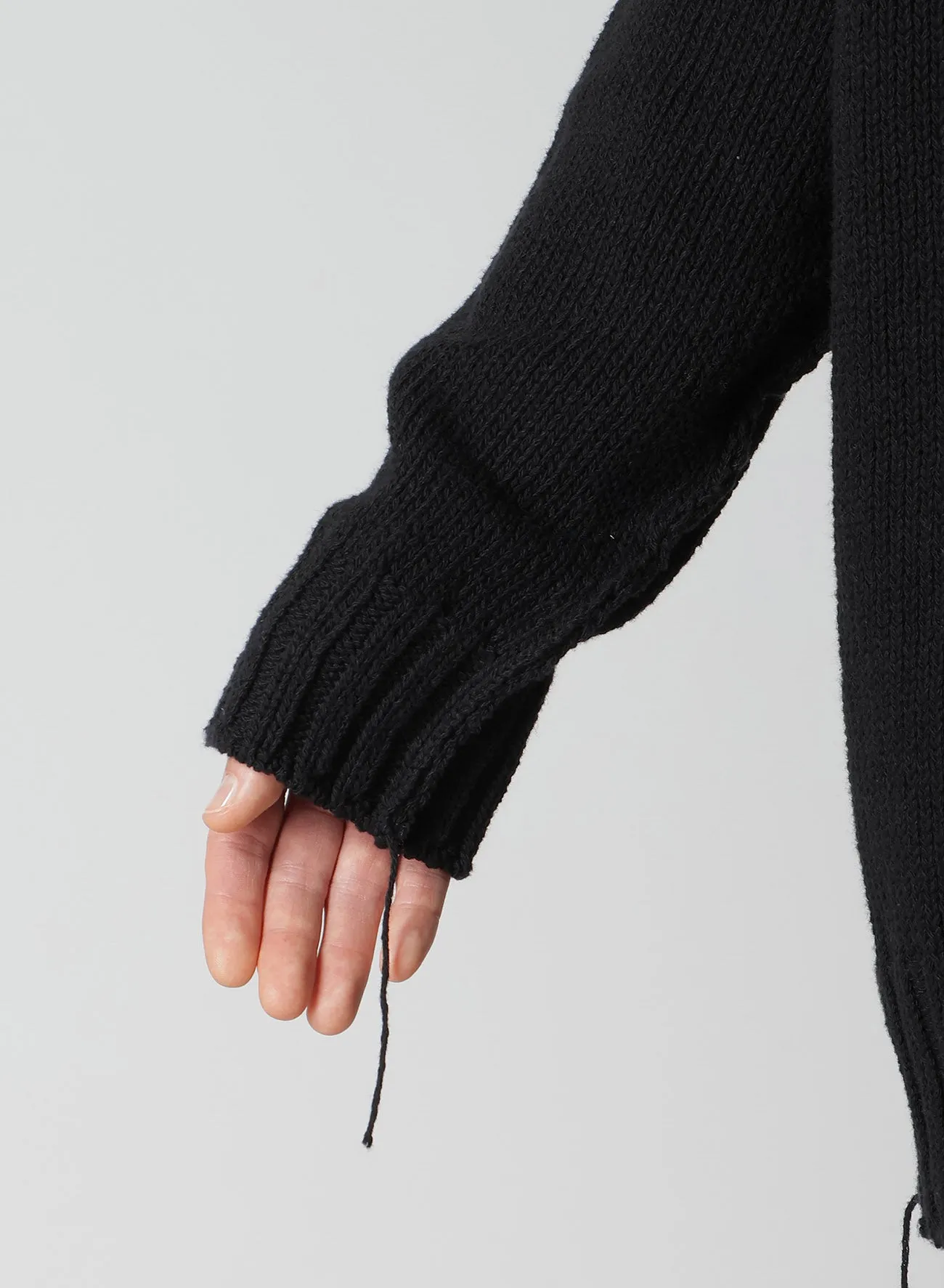 BROAD STITCH JERSEY LINKING PULLOVER