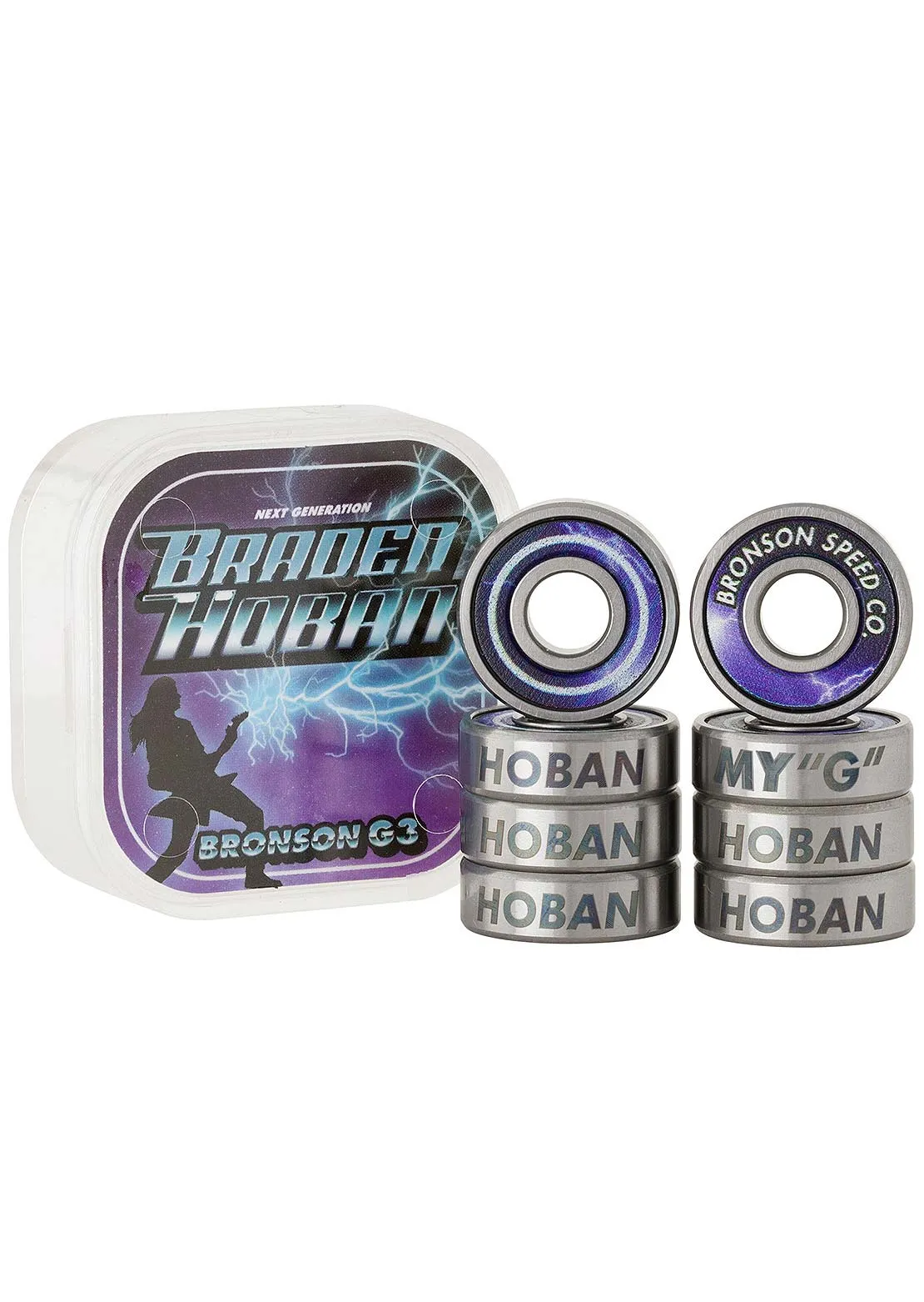 Bronson G3 Braden Hoban Skateboard Bearings