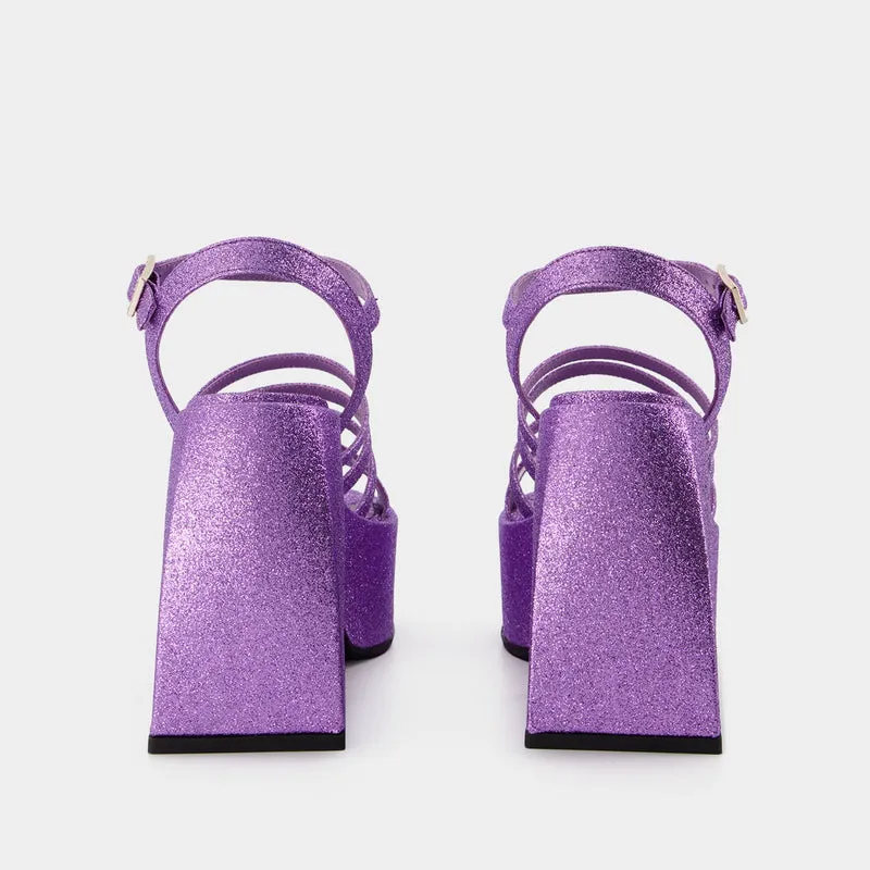 Bulla Chibi Sandals - Nodaleto - Purple - Leather