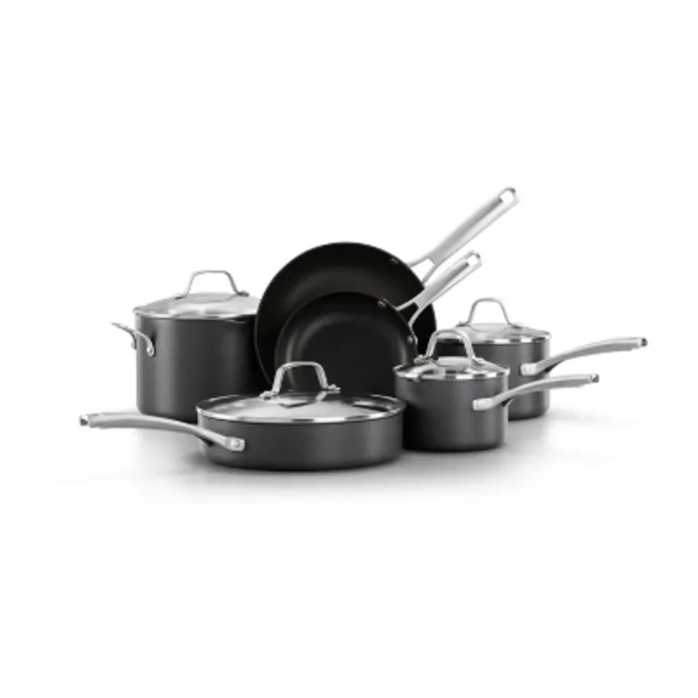 Calphalon Hard Anodized Non-Stick 10-pc. Cookware Set