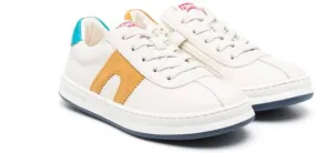 Camper Kids round-toe leather sneakers Neutrals