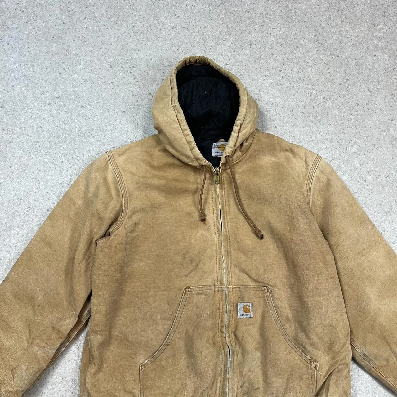 Carhartt Active Hooded Jacket tan large