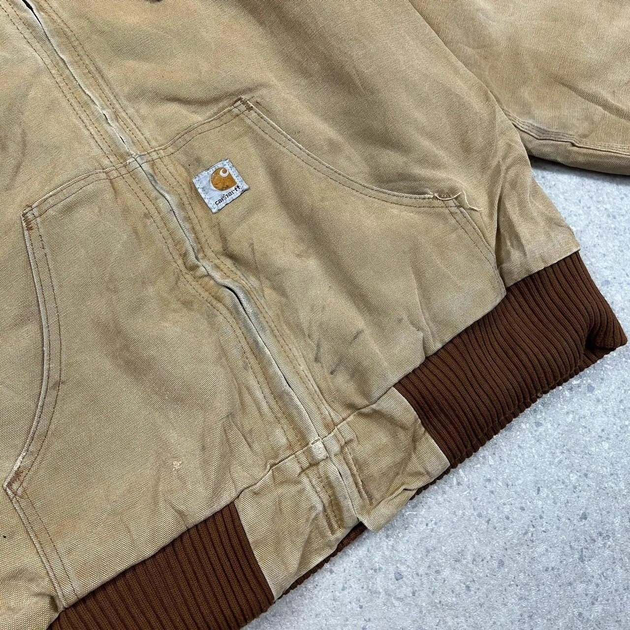 Carhartt Active Hooded Jacket tan large