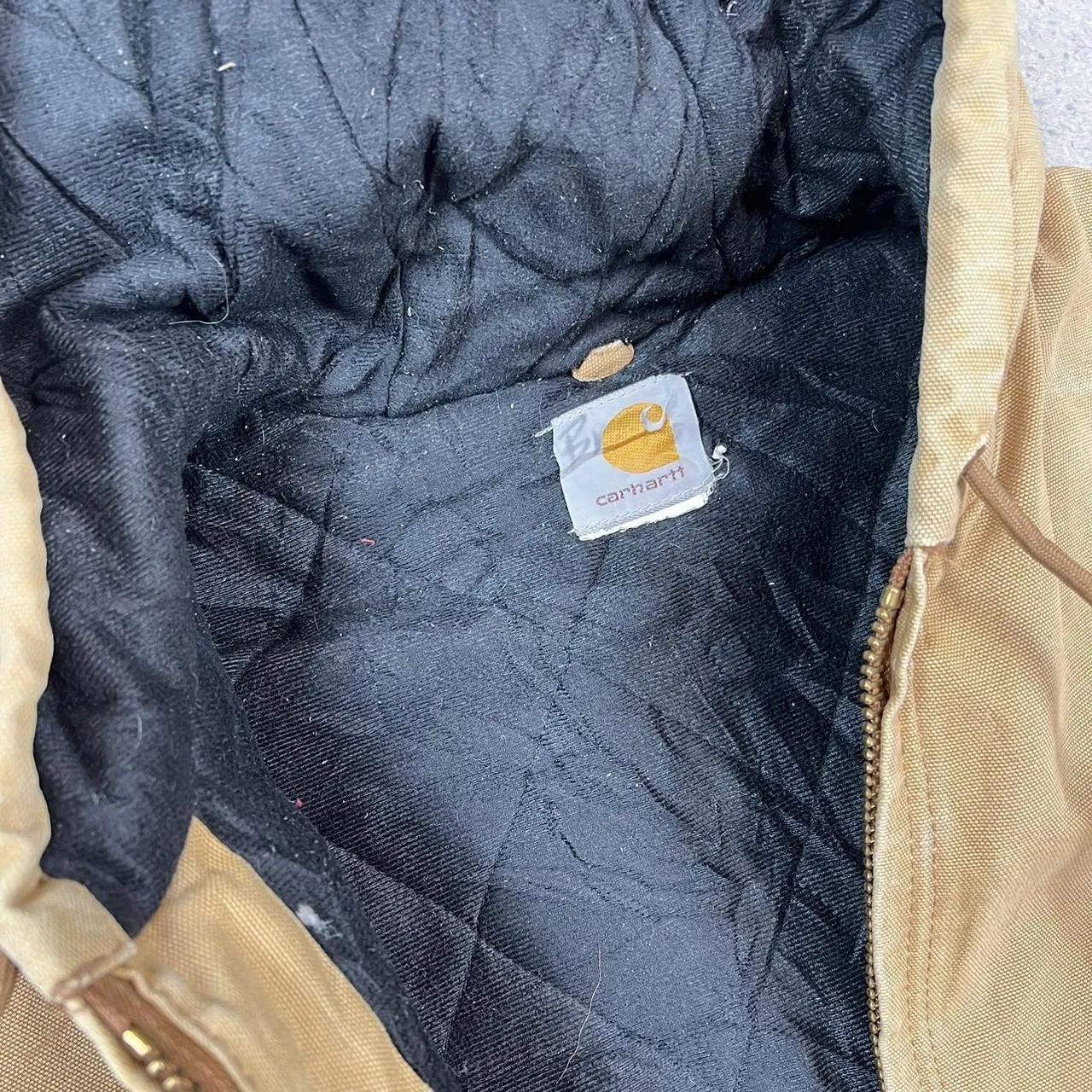 Carhartt Active Hooded Jacket tan large