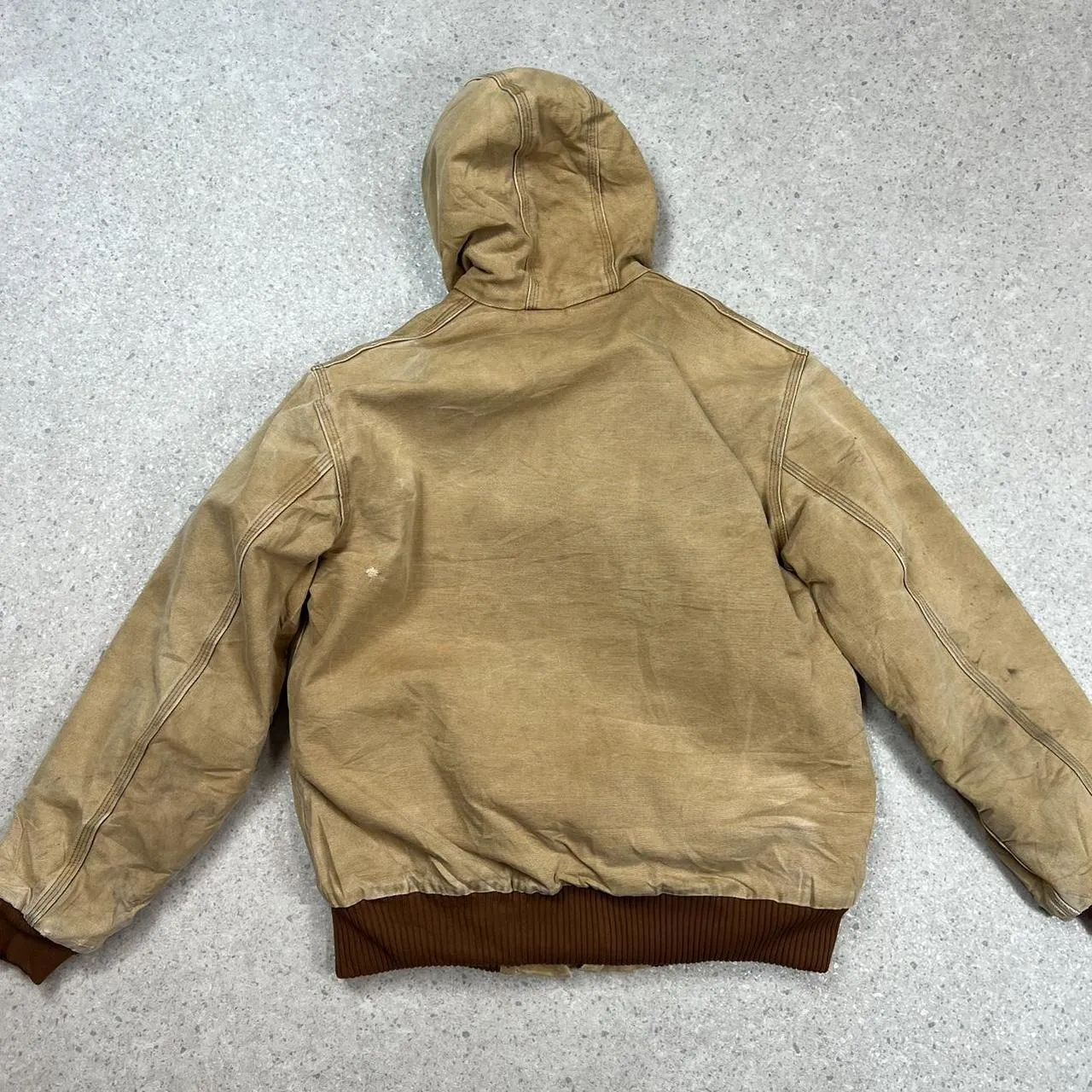 Carhartt Active Hooded Jacket tan large