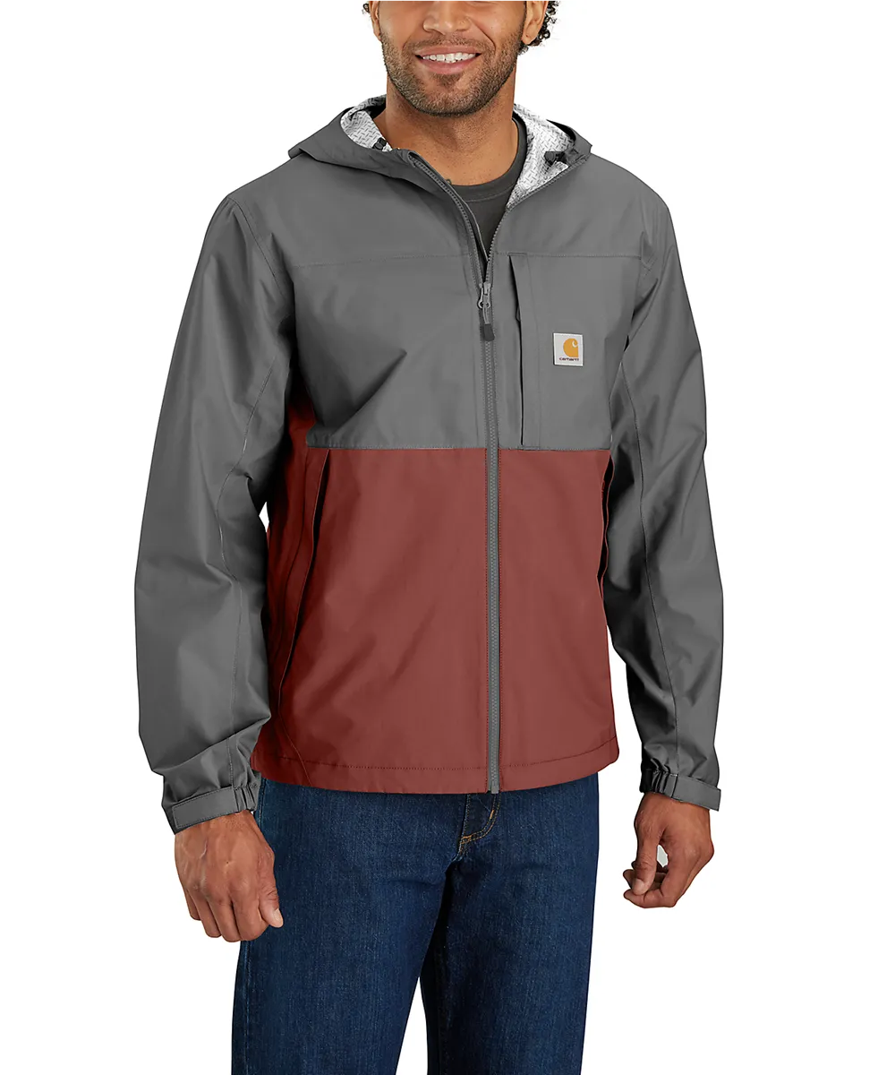 Carhartt Men's Storm Defender Packable Jacket - Steel/Apple Butter